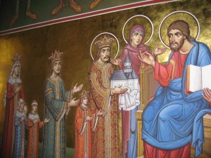 Stefan de vorba cu Domnul Iisus