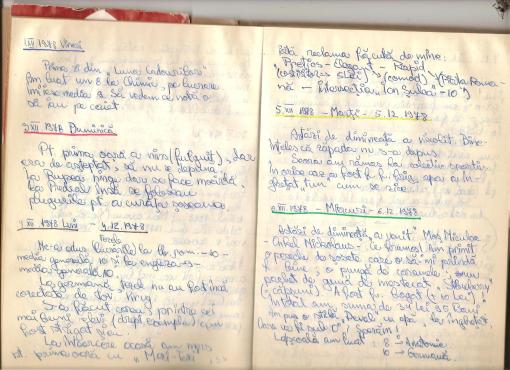 Jurnal personal - 1978. Prima atestare documentara a utilizarii cuvantului "reclama" ...