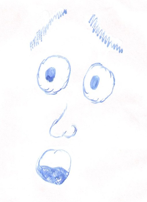 Spaime induse copil speriat