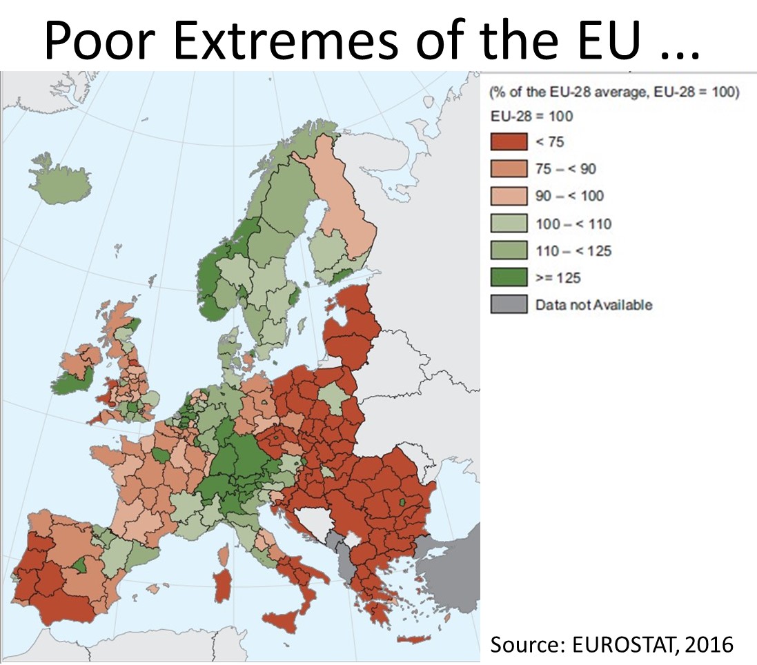 Saraca Europă bogată