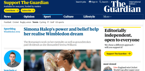 the guardian simona halep